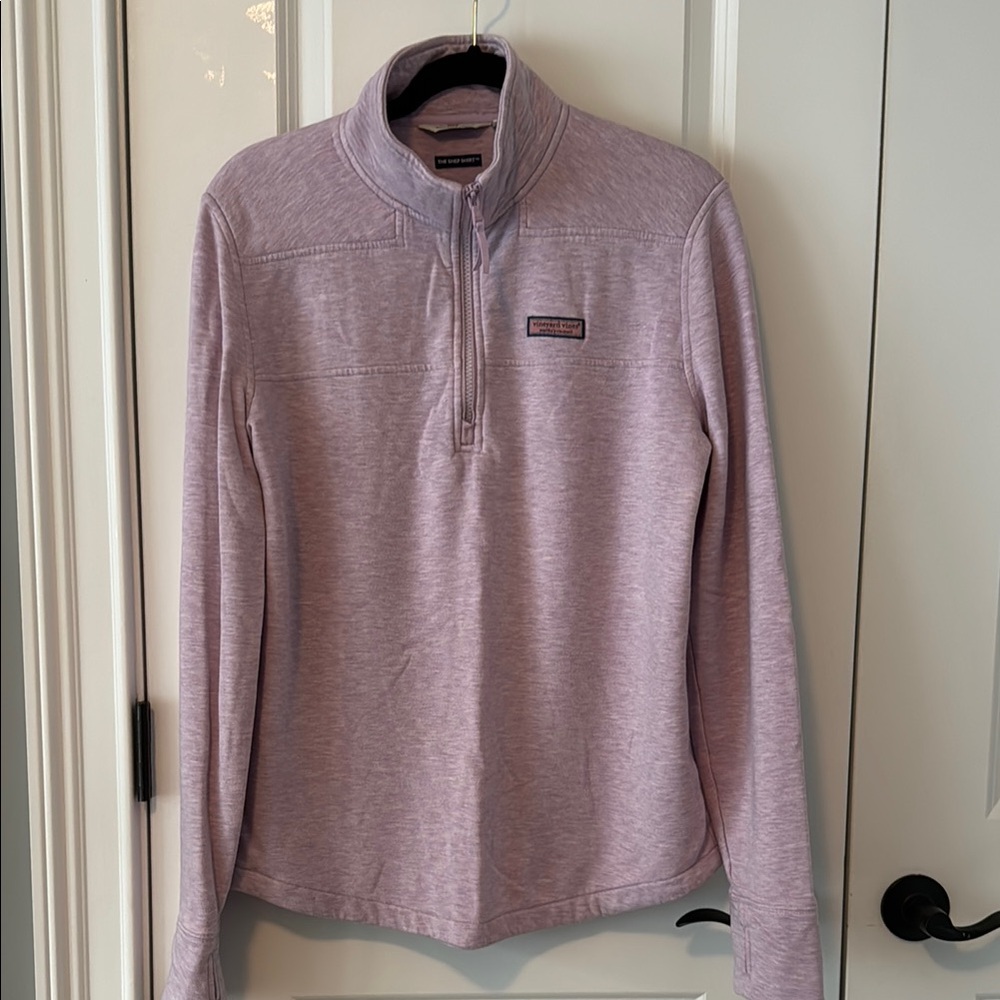 Vineyard Vines Light Purple Zip Shepshirt
